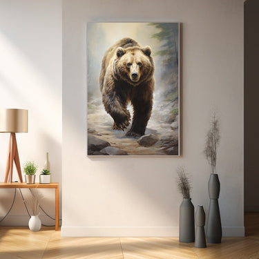 Bear Oil Painting